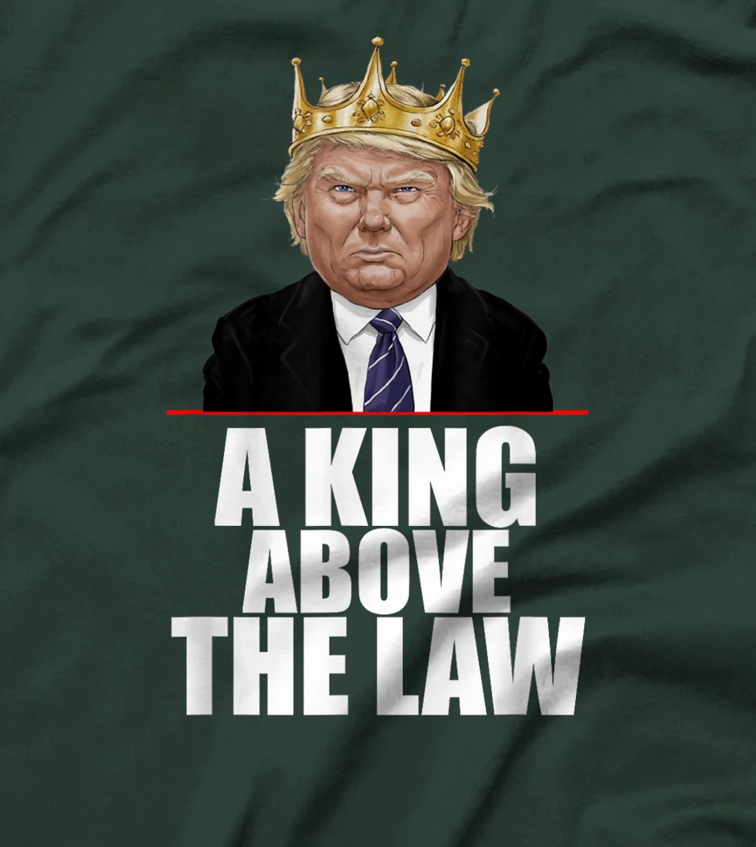 Funny Trump Jokes I'm Voting Trump 2024 King Above The Law T-Shirt