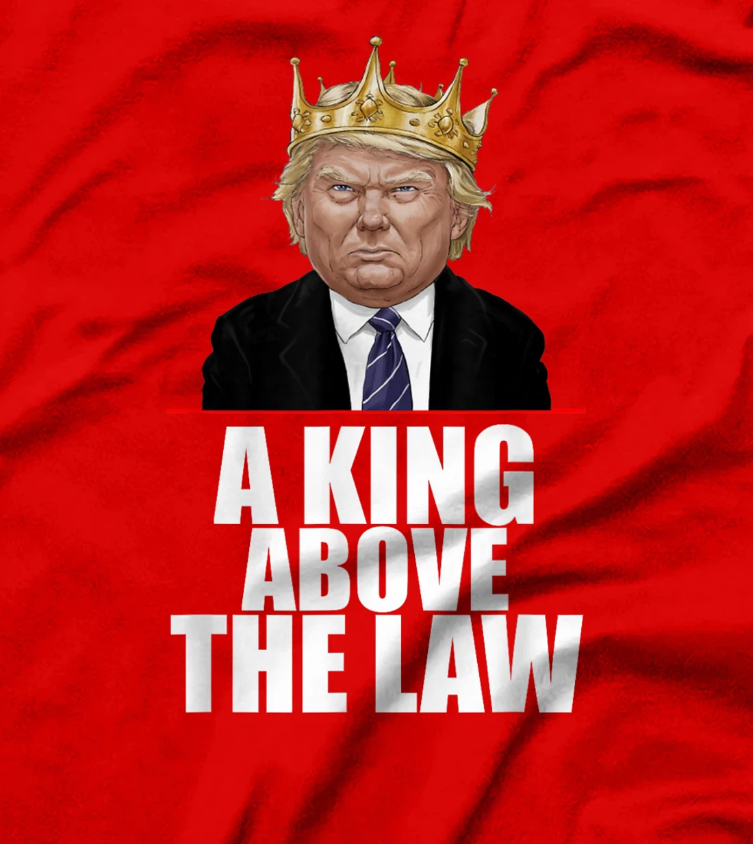 Funny Trump Jokes I'm Voting Trump 2024 King Above The Law T-Shirt