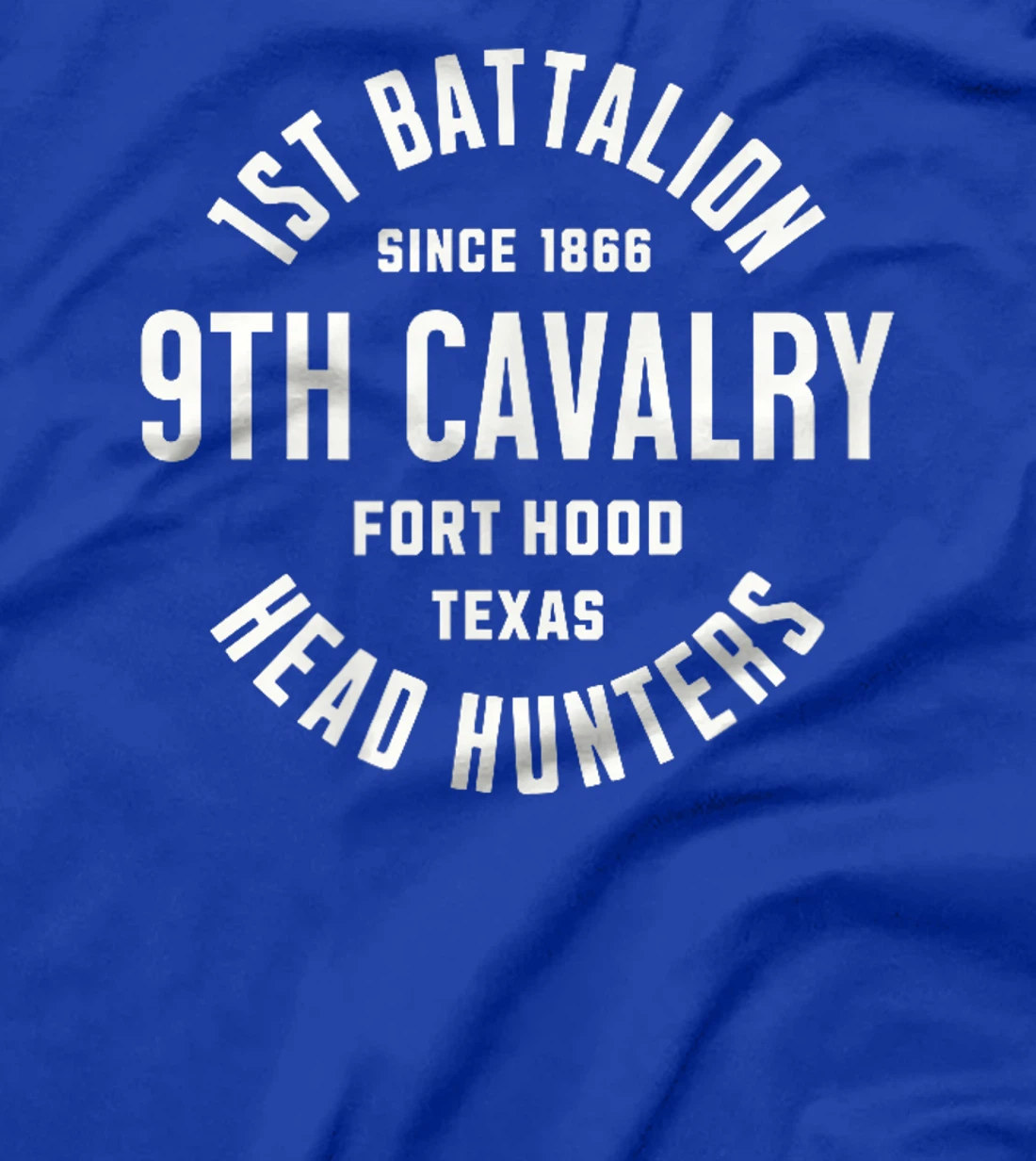 Womens 1st Battalion 9th Cavalry Head Hunters Fort Hood Veteran T-Shirt