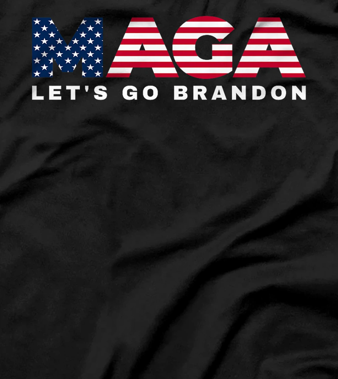 Womens MAGA Let's Go Brandon USA Flag 4th of July 2024 Trump Tee T-Shirt