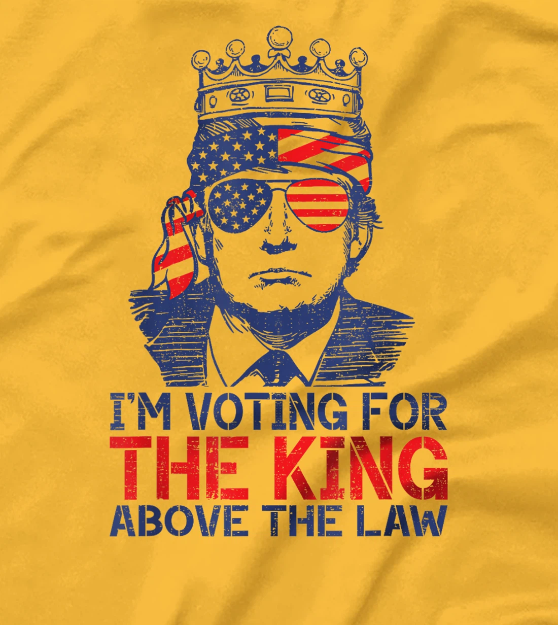 I'm Voting Trump 2024 King Above the Law T-Shirt
