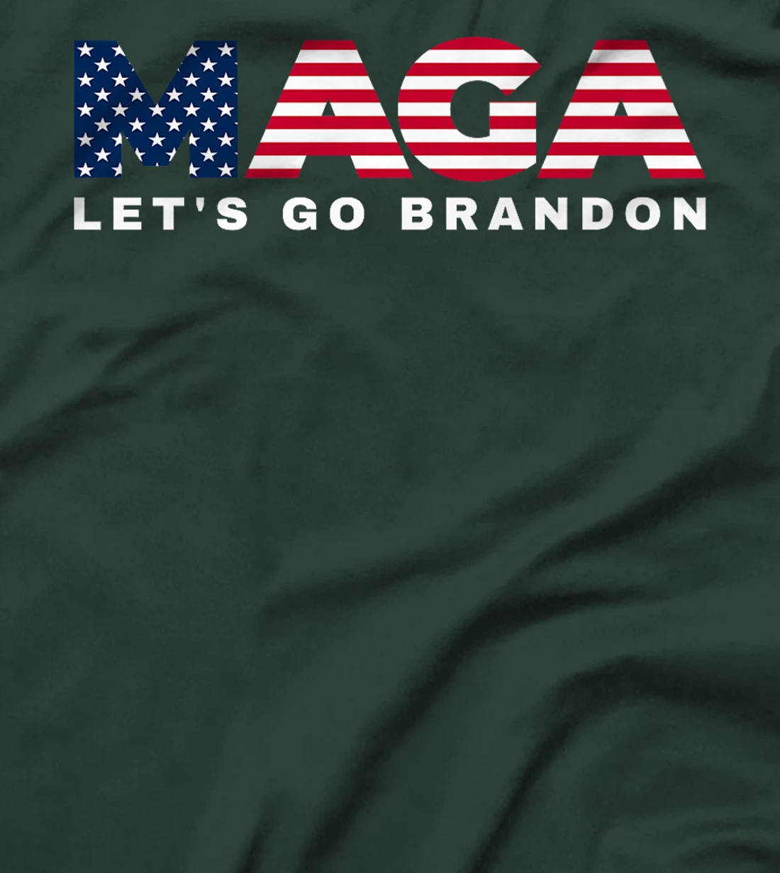 Womens MAGA Let's Go Brandon USA Flag 4th of July 2024 Trump Tee T-Shirt