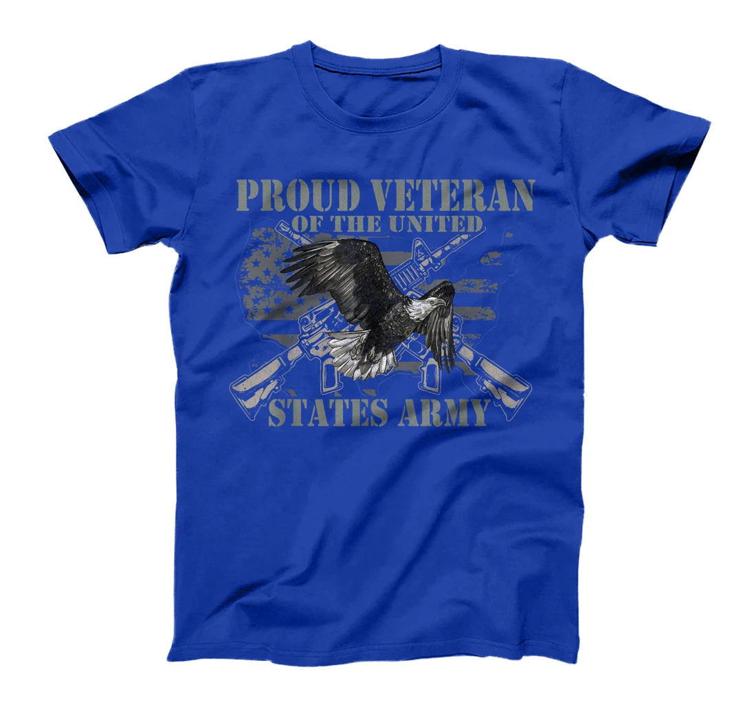 Proud Veteran Of The United States Eagle Us Flag Veteran T-Shirt