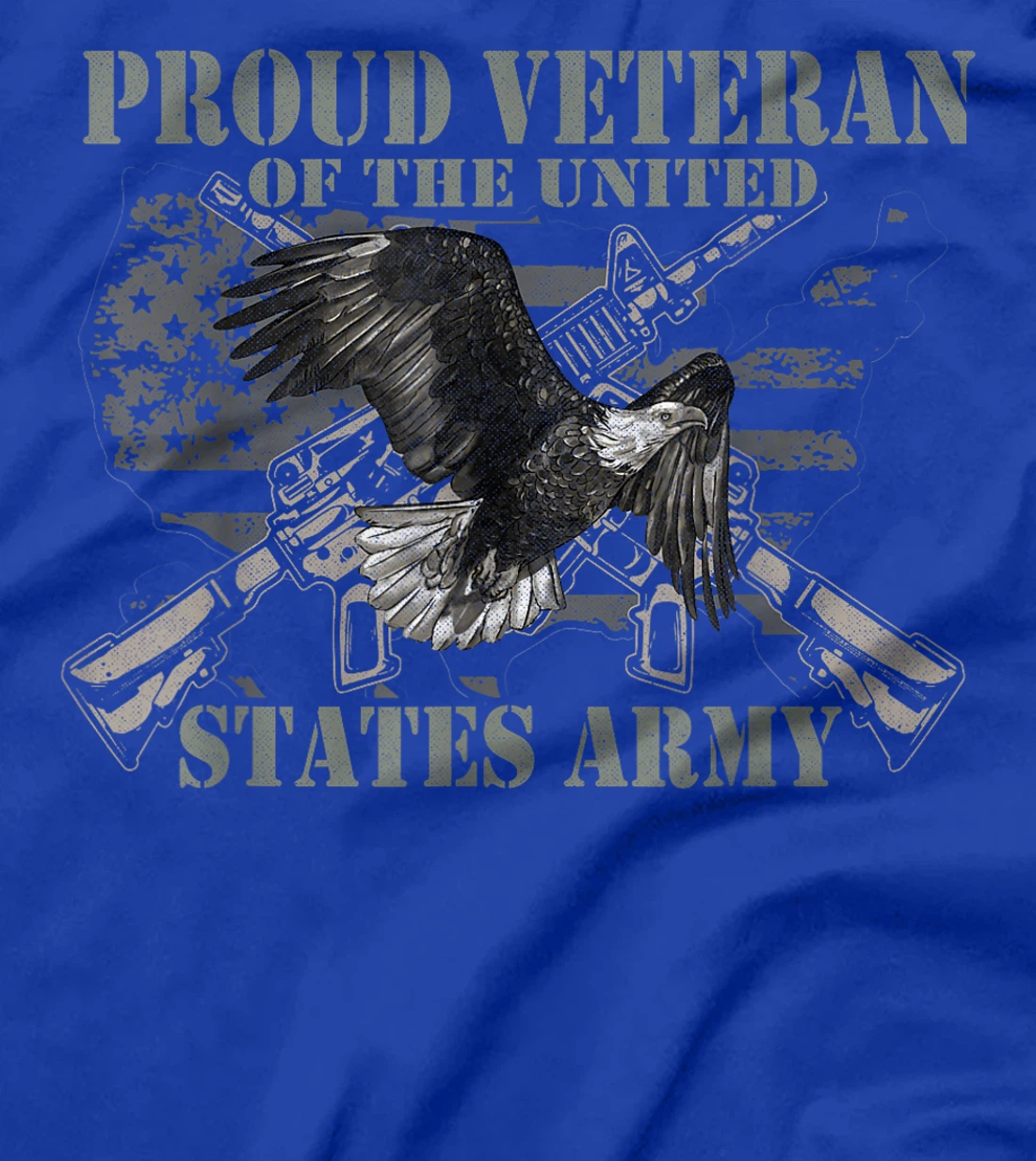 Proud Veteran Of The United States Eagle Us Flag Veteran T-Shirt