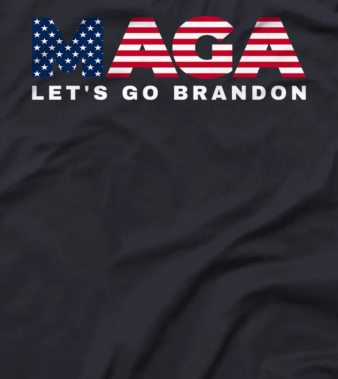 Womens MAGA Let's Go Brandon USA Flag 4th of July 2024 Trump Tee T-Shirt