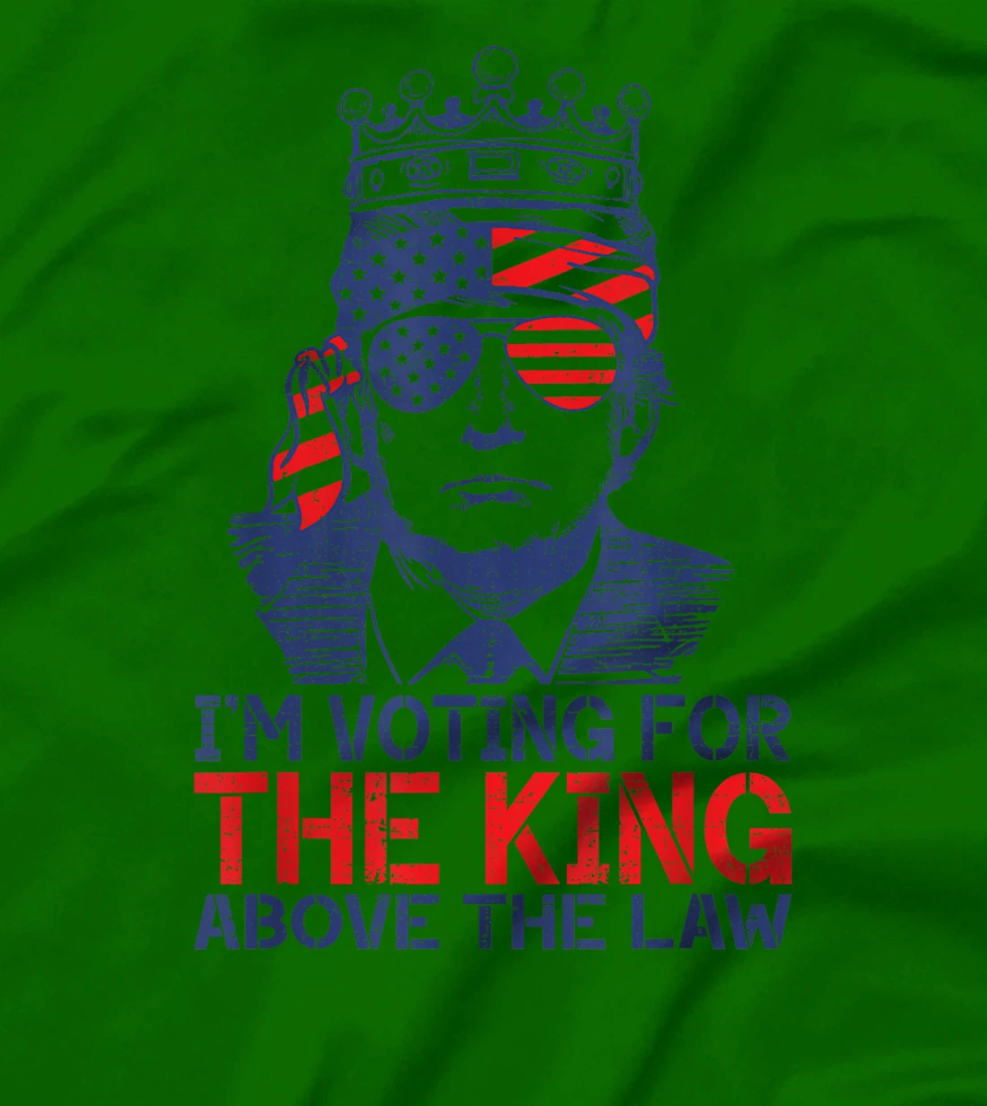 I'm Voting Trump 2024 King Above the Law T-Shirt