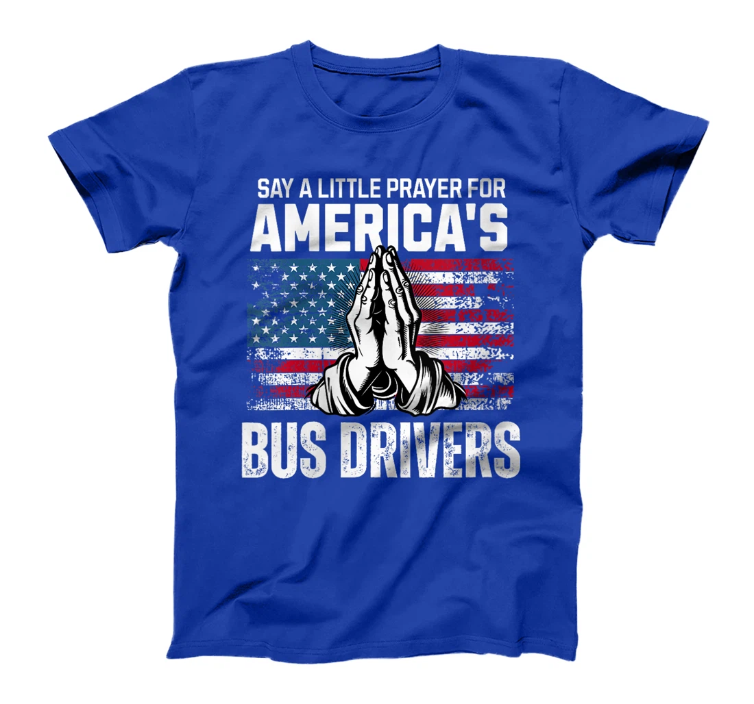 Womens Bus Driver Prayer for Veteran School Bus Driver Appreciation T-Shirt