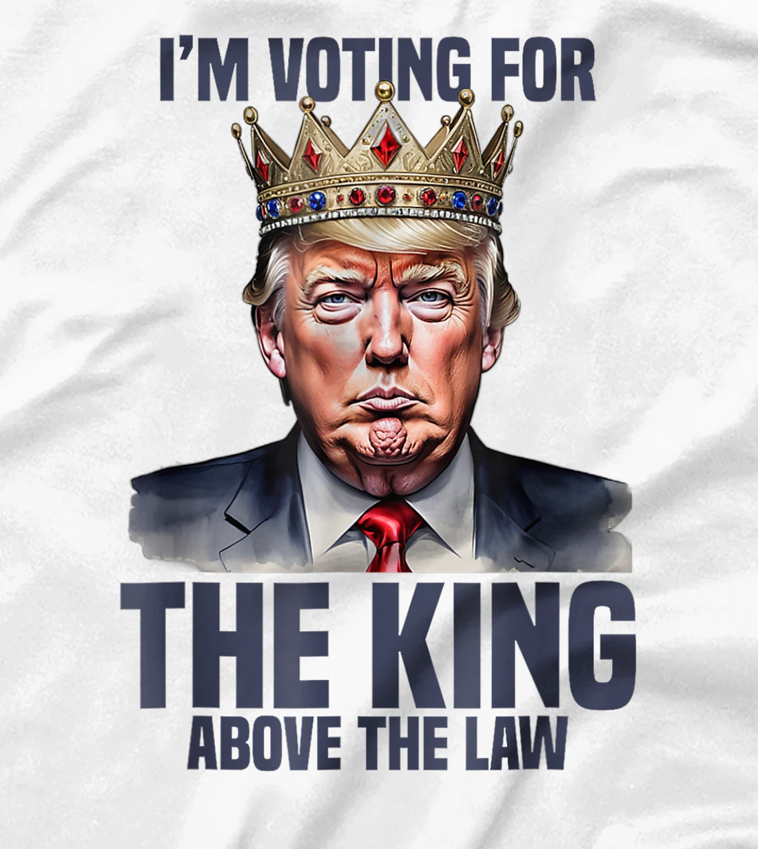 I'm Voting Trump 2024 King Above The Law T-Shirt