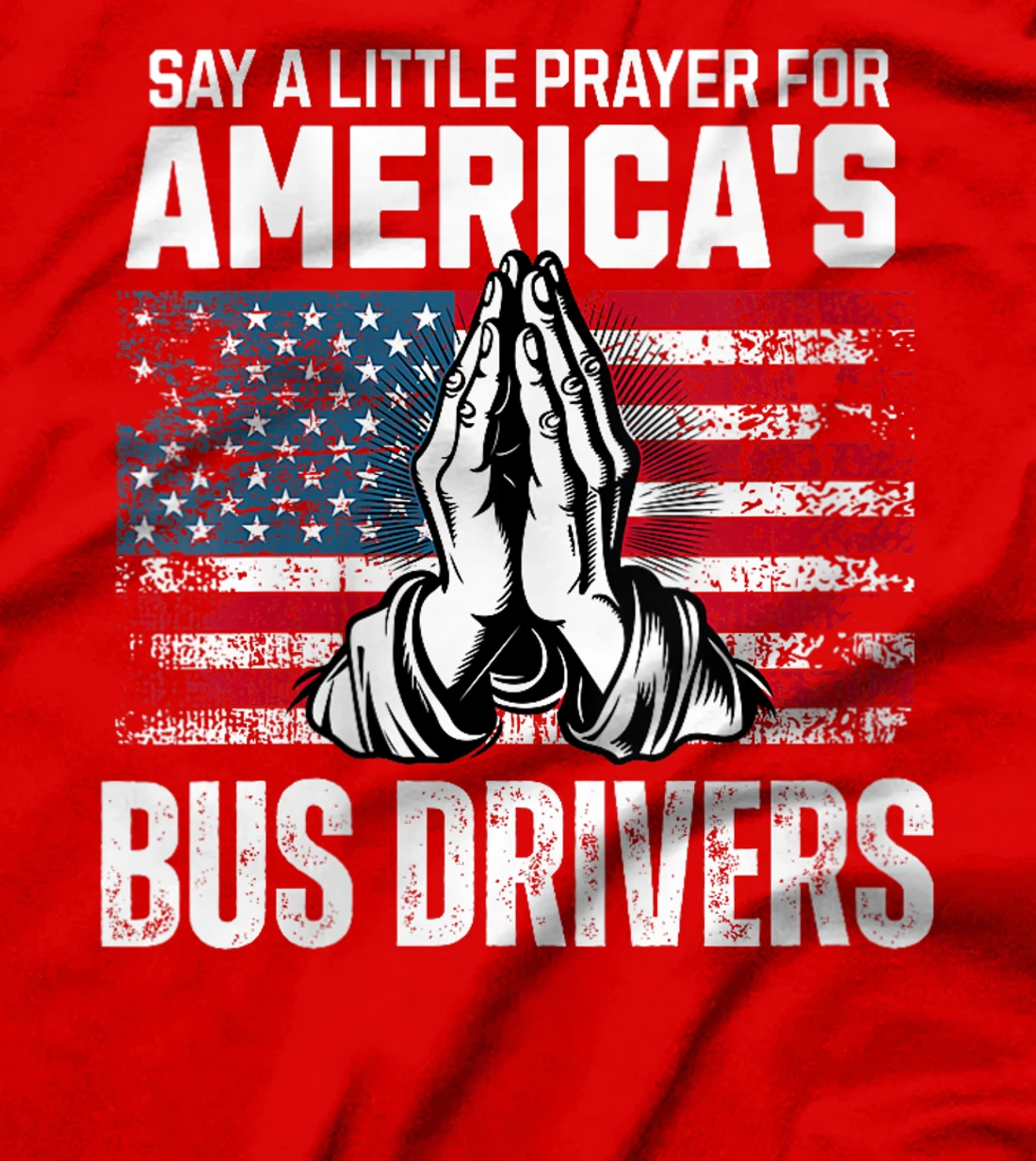 Womens Bus Driver Prayer for Veteran School Bus Driver Appreciation T-Shirt