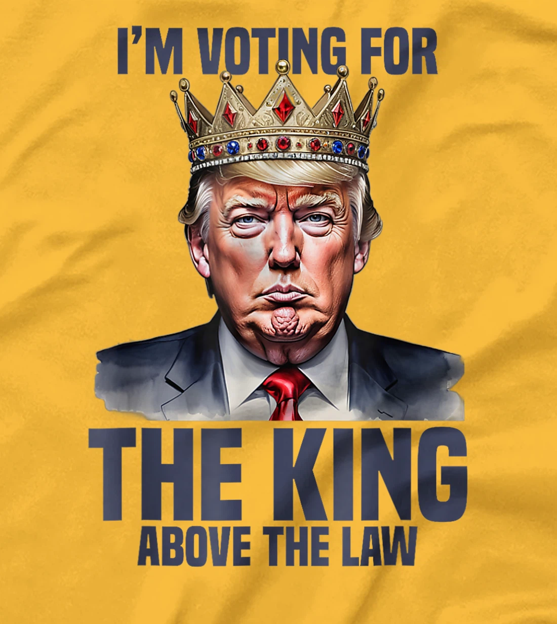 I'm Voting Trump 2024 King Above The Law T-Shirt