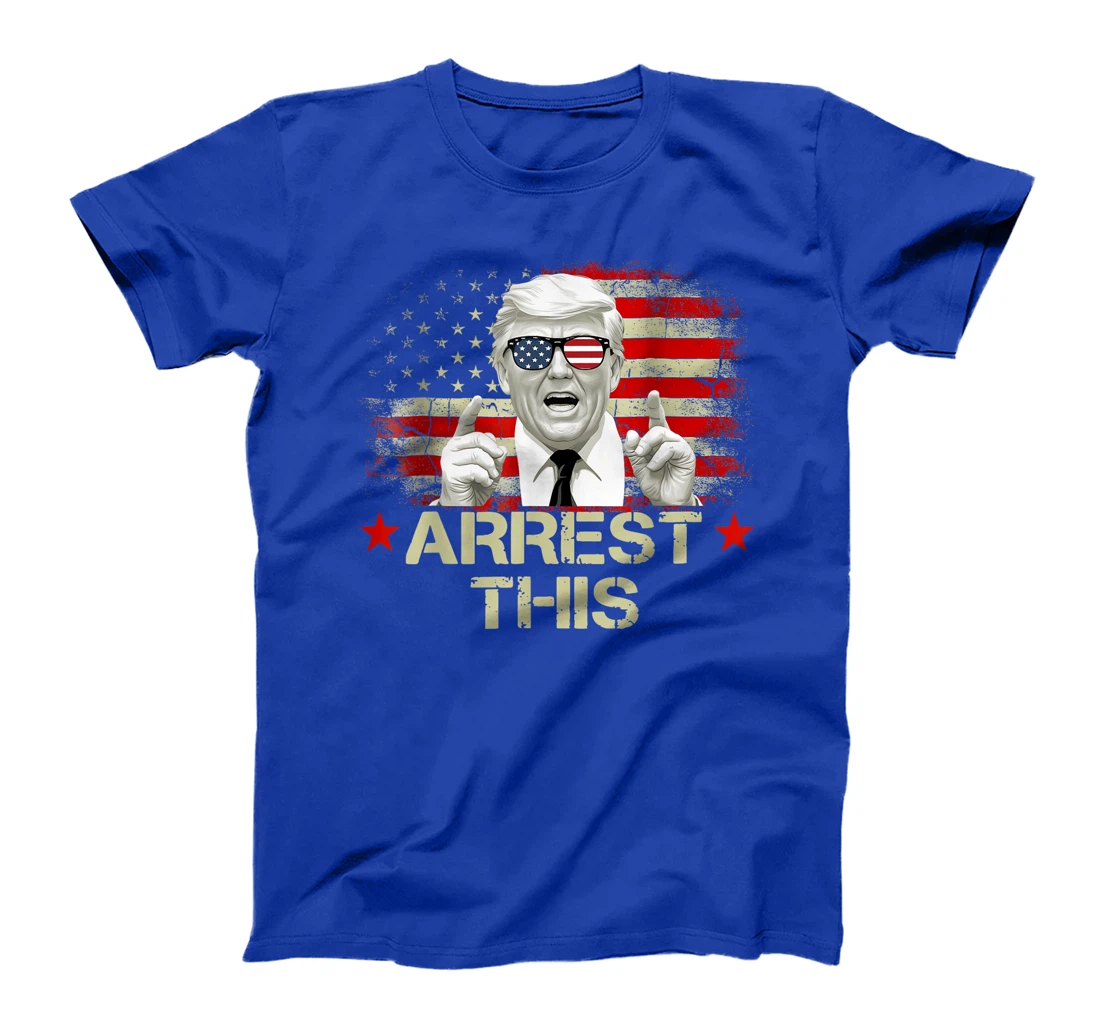 Funny Trump Arrest This Donald Trump Middle Finger President T-Shirt