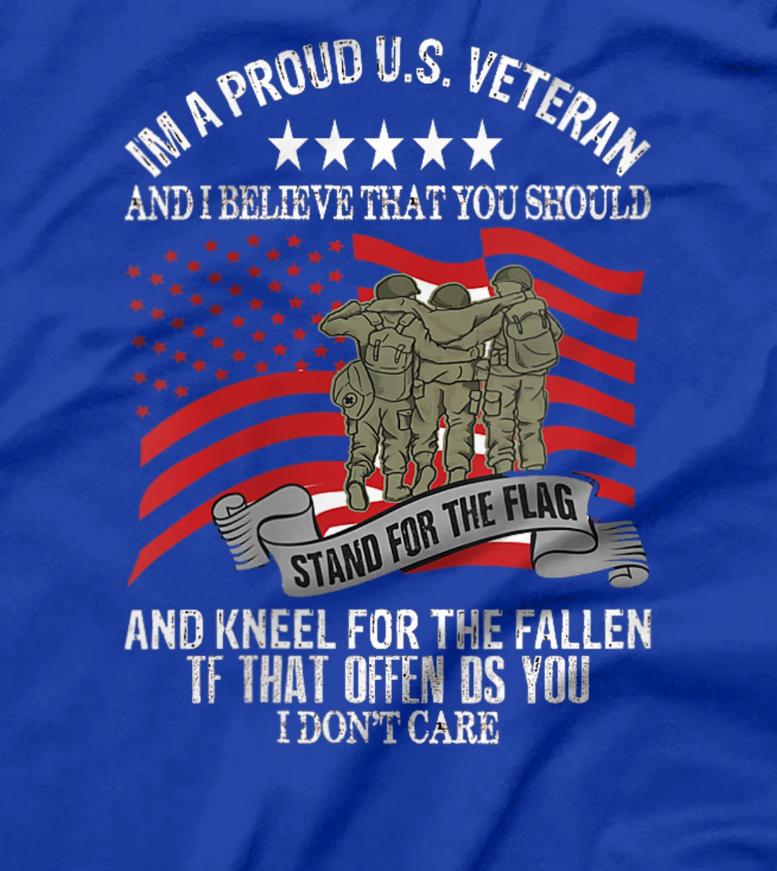 Womens I'M A PROUD U.S VETERANS T-Shirt