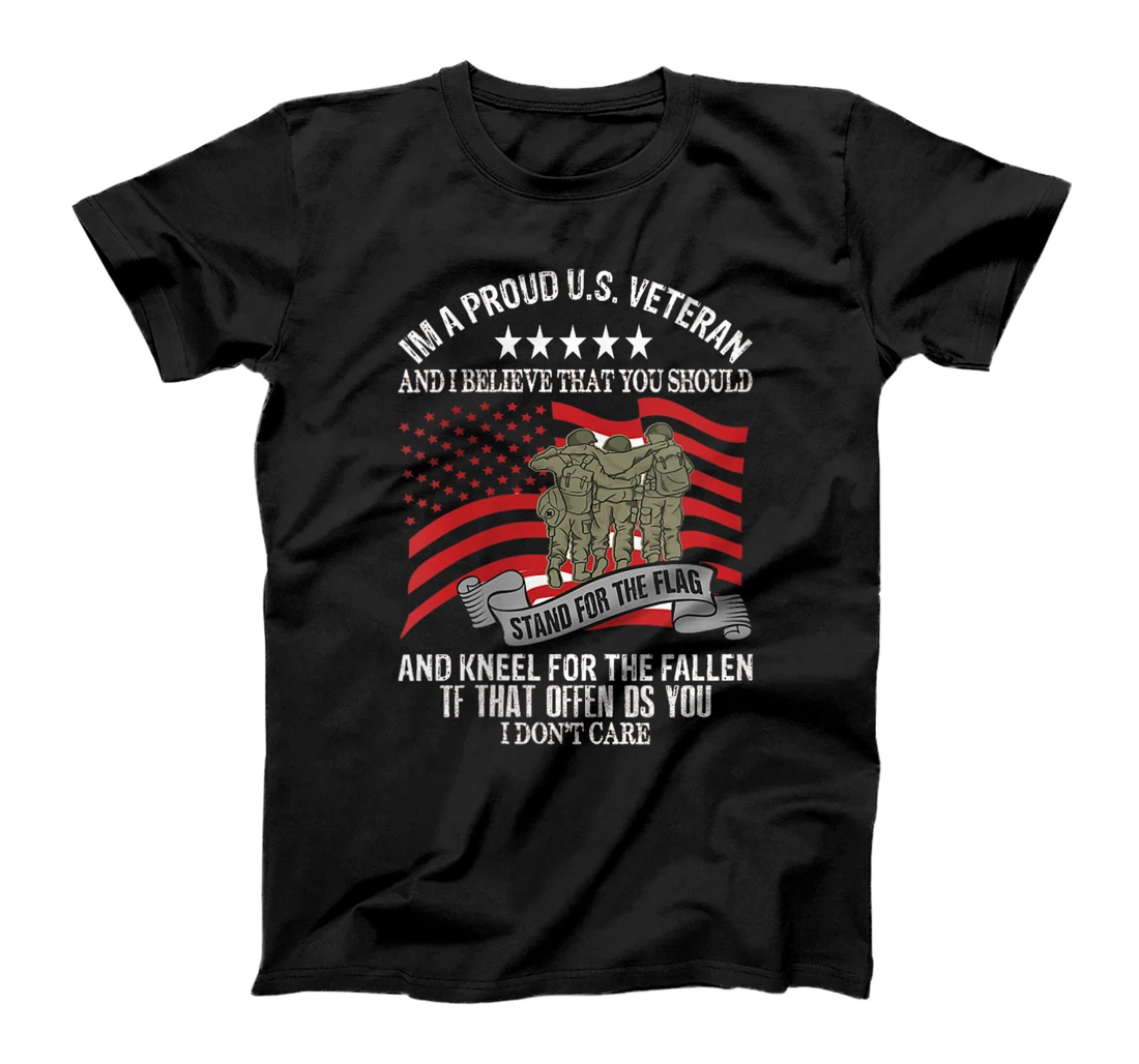 Womens I'M A PROUD U.S VETERANS T-Shirt