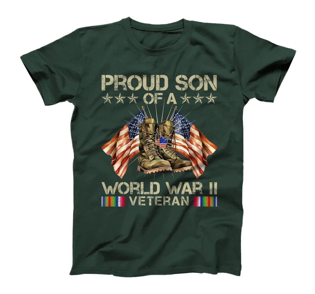 Proud Son Of World War 2 Vet Proud WWII Veteran Premium T-Shirt