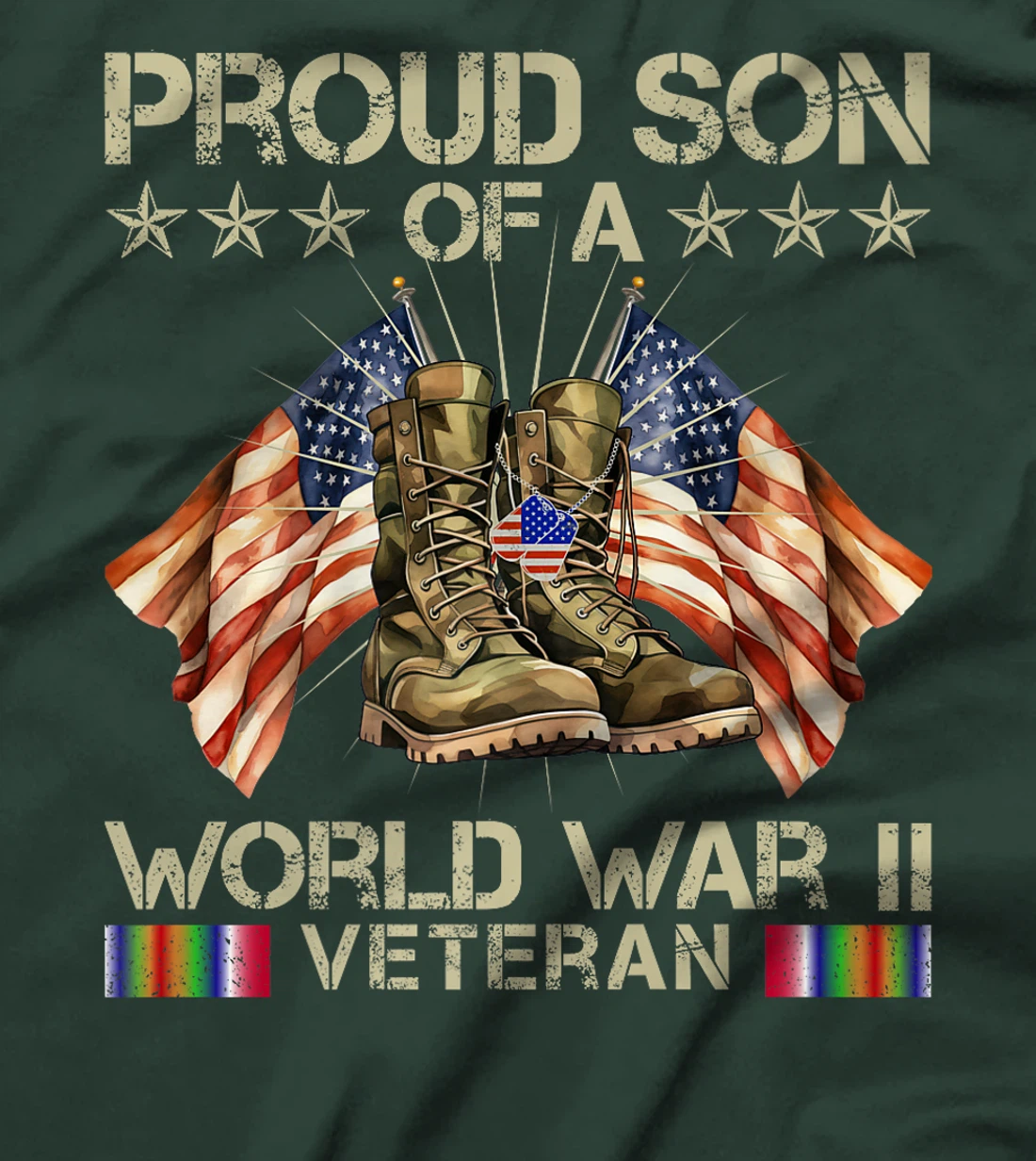 Proud Son Of World War 2 Vet Proud WWII Veteran Premium T-Shirt