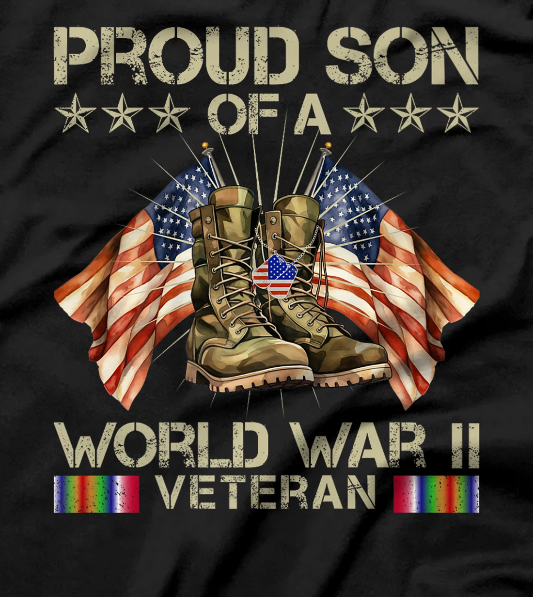 Proud Son Of World War 2 Vet Proud WWII Veteran Premium T-Shirt