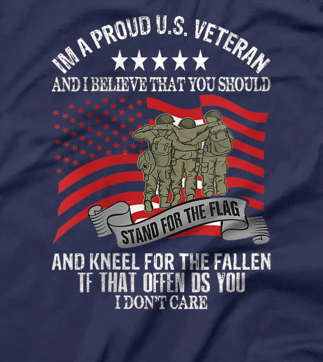 Womens I'M A PROUD U.S VETERANS T-Shirt