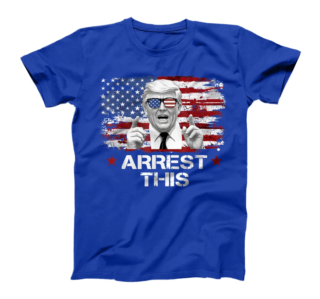 Funny Trump Arrest This Donald Trump Middle Finger President T-Shirt