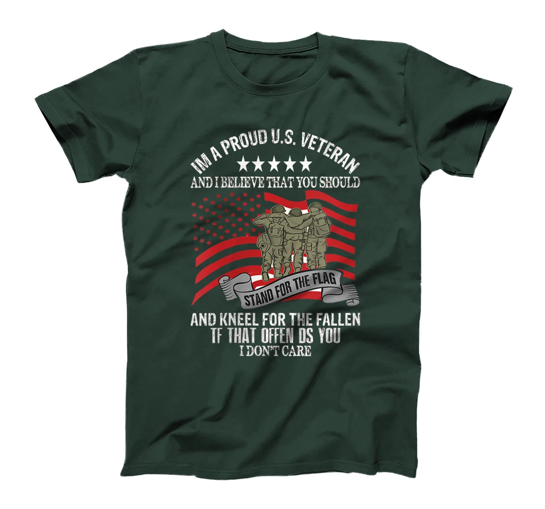 Womens I'M A PROUD U.S VETERANS T-Shirt