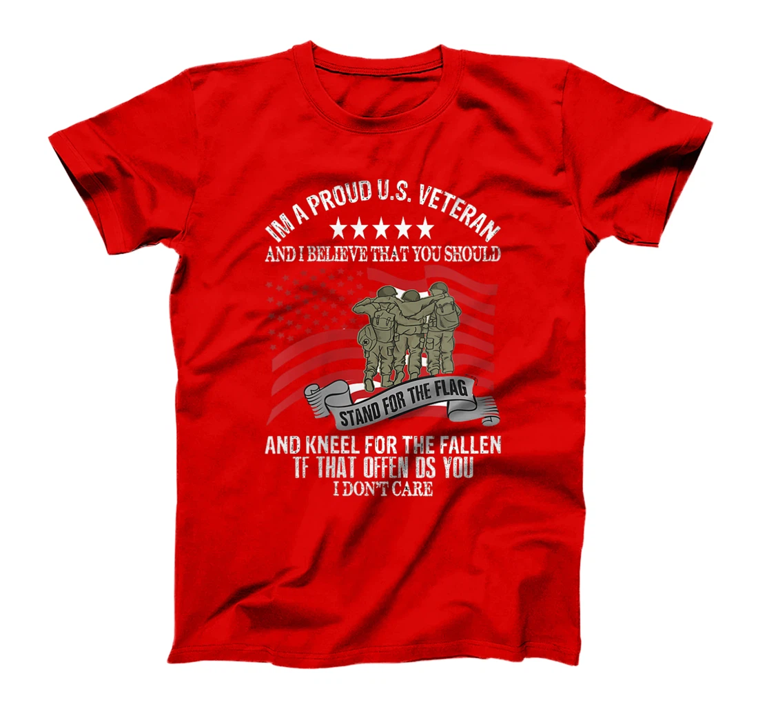 Womens I'M A PROUD U.S VETERANS T-Shirt