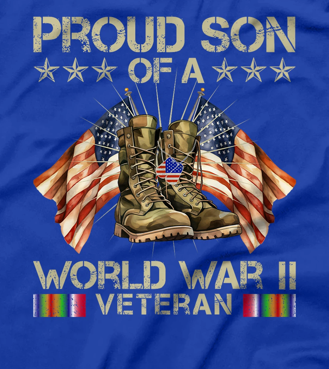 Proud Son Of World War 2 Vet Proud WWII Veteran Premium T-Shirt