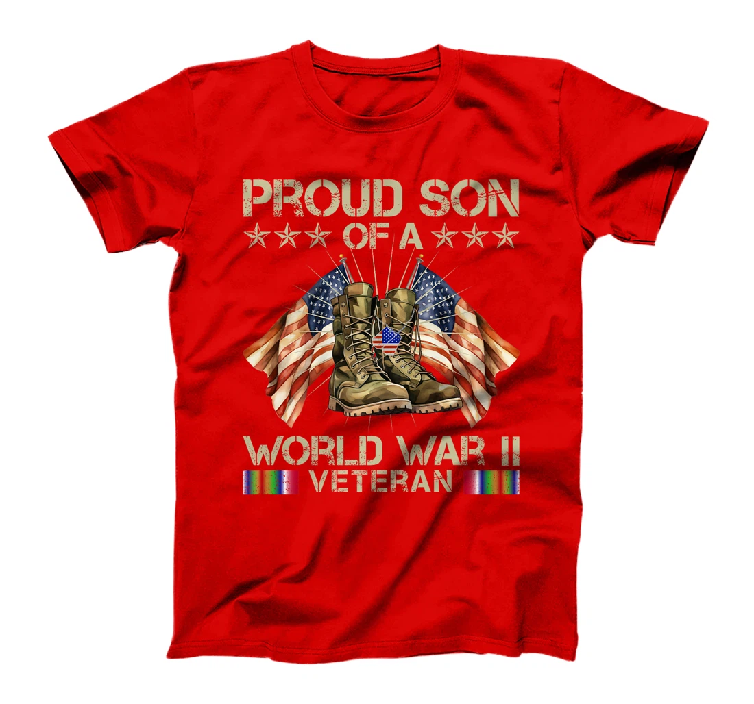 Proud Son Of World War 2 Vet Proud WWII Veteran Premium T-Shirt