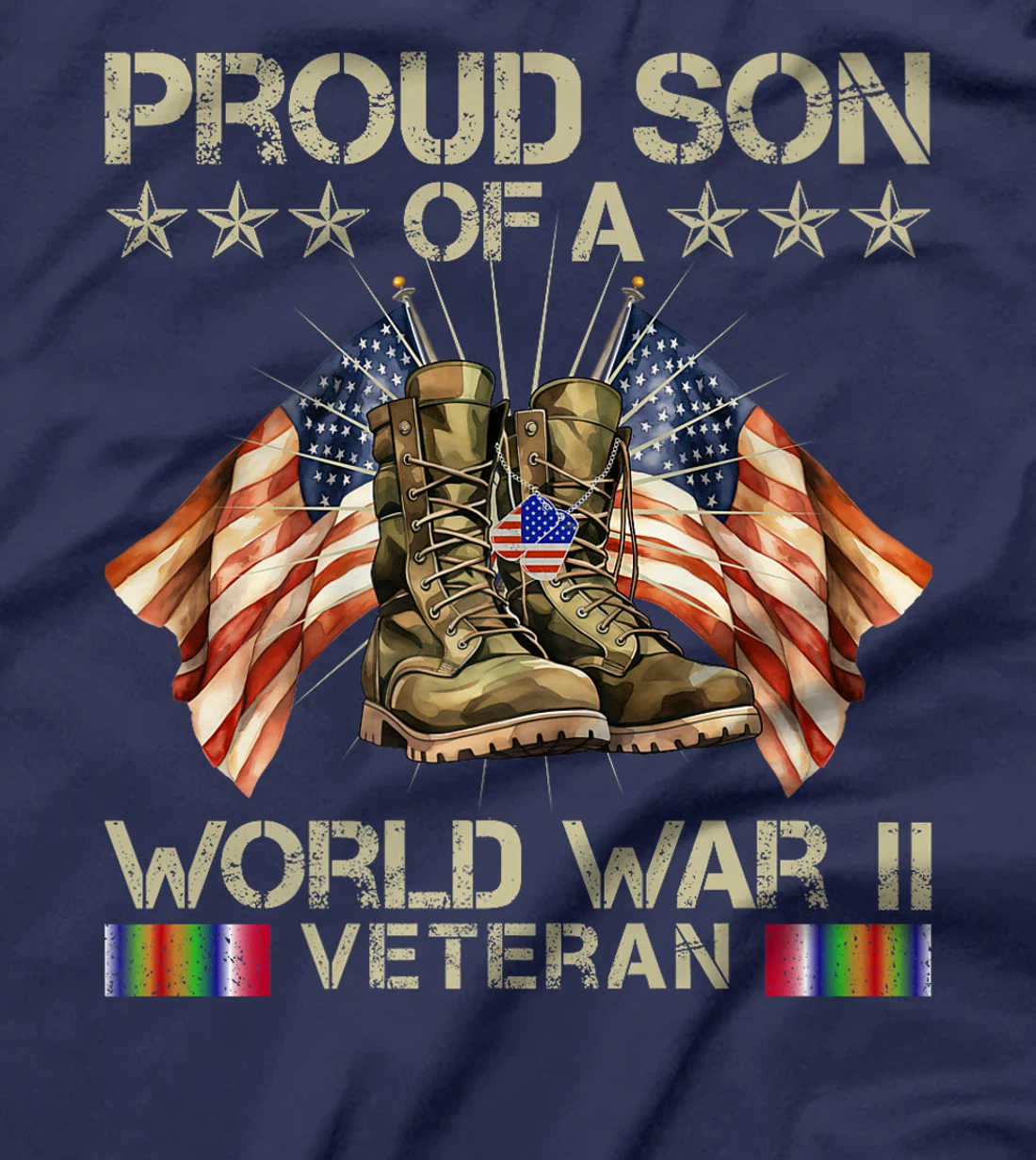 Proud Son Of World War 2 Vet Proud WWII Veteran Premium T-Shirt
