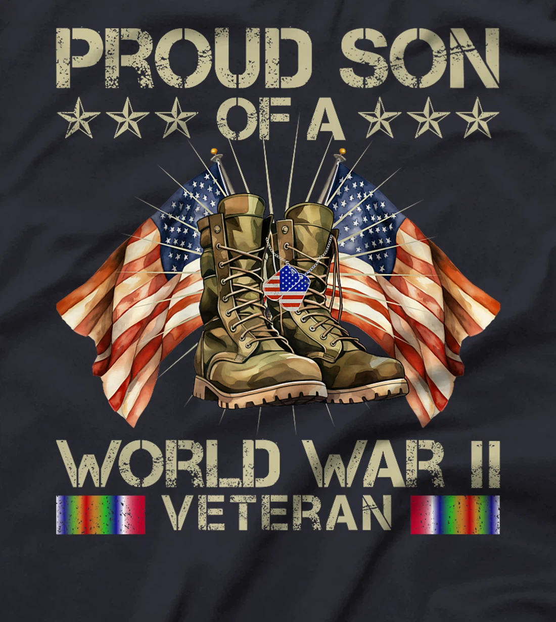 Proud Son Of World War 2 Vet Proud WWII Veteran Premium T-Shirt