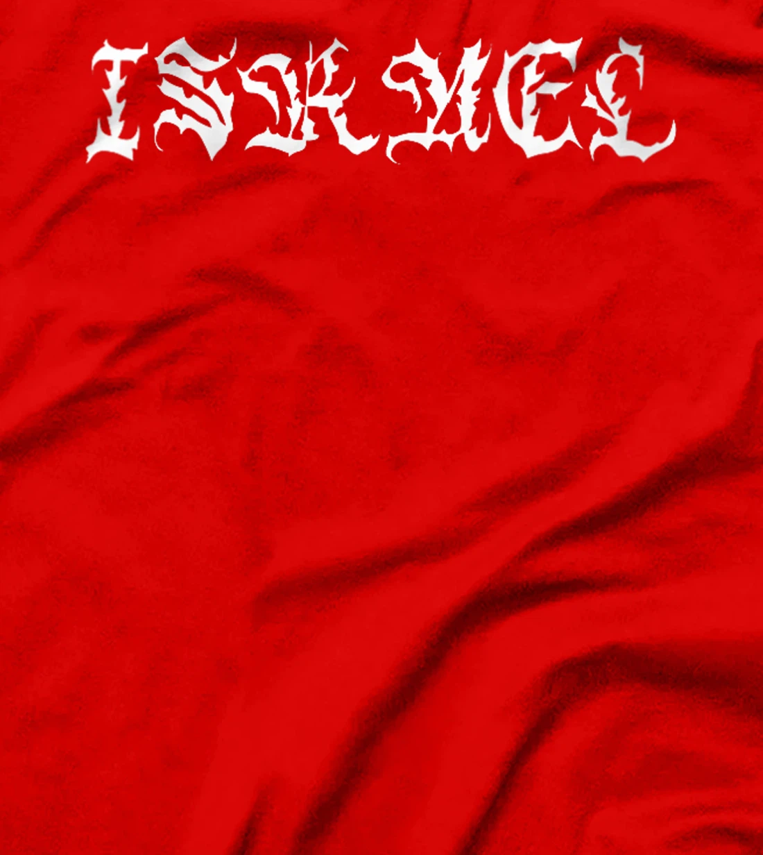 Womens Israel - Streetwear Vintage Cholo Script Goth Inspired T-Shirt