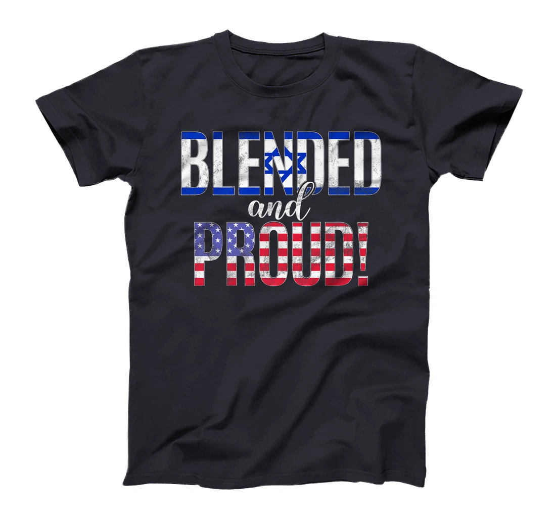 Blended And Proud Nationality Half Israeli Half American Premium T-Shirt
