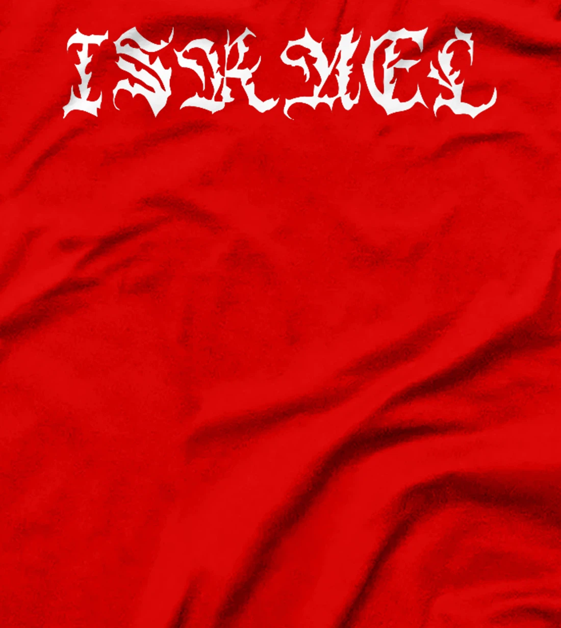 Israel - Streetwear Vintage Cholo Script Goth Inspired Premium T-Shirt