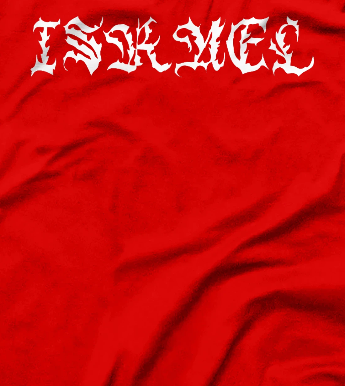 Israel - Streetwear Vintage Cholo Script Goth Inspired T-Shirt