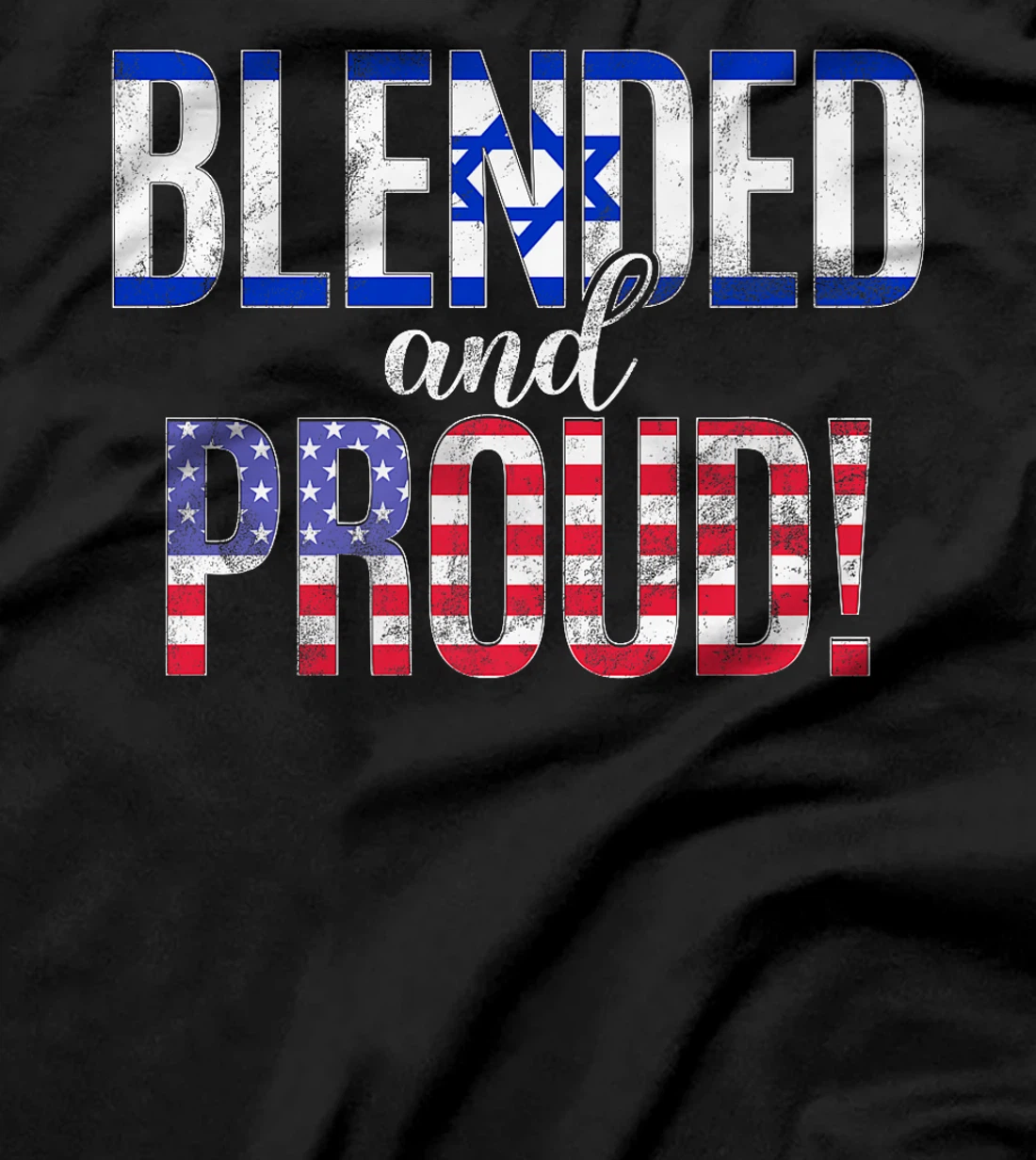 Blended And Proud Nationality Half Israeli Half American Premium T-Shirt