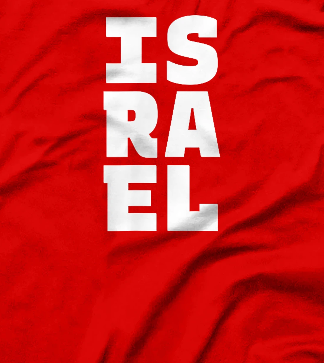 Womens Israel Souvenir - Israeli Pride Letter Box Word Art T-Shirt