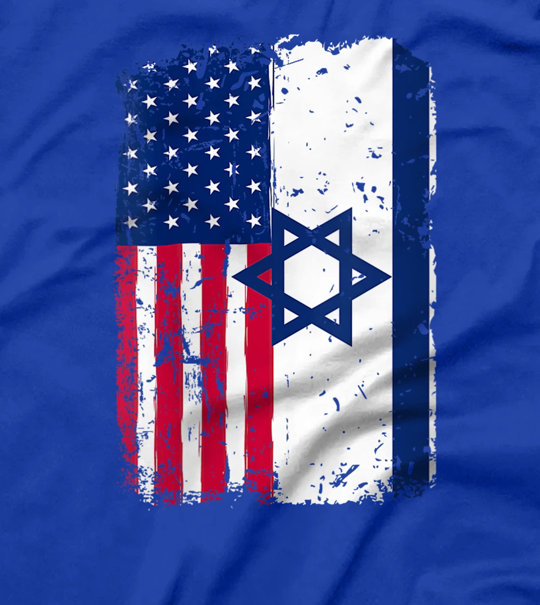 Womens Israel Flag American Israeli Friendship Pride Israel Usa T-Shirt