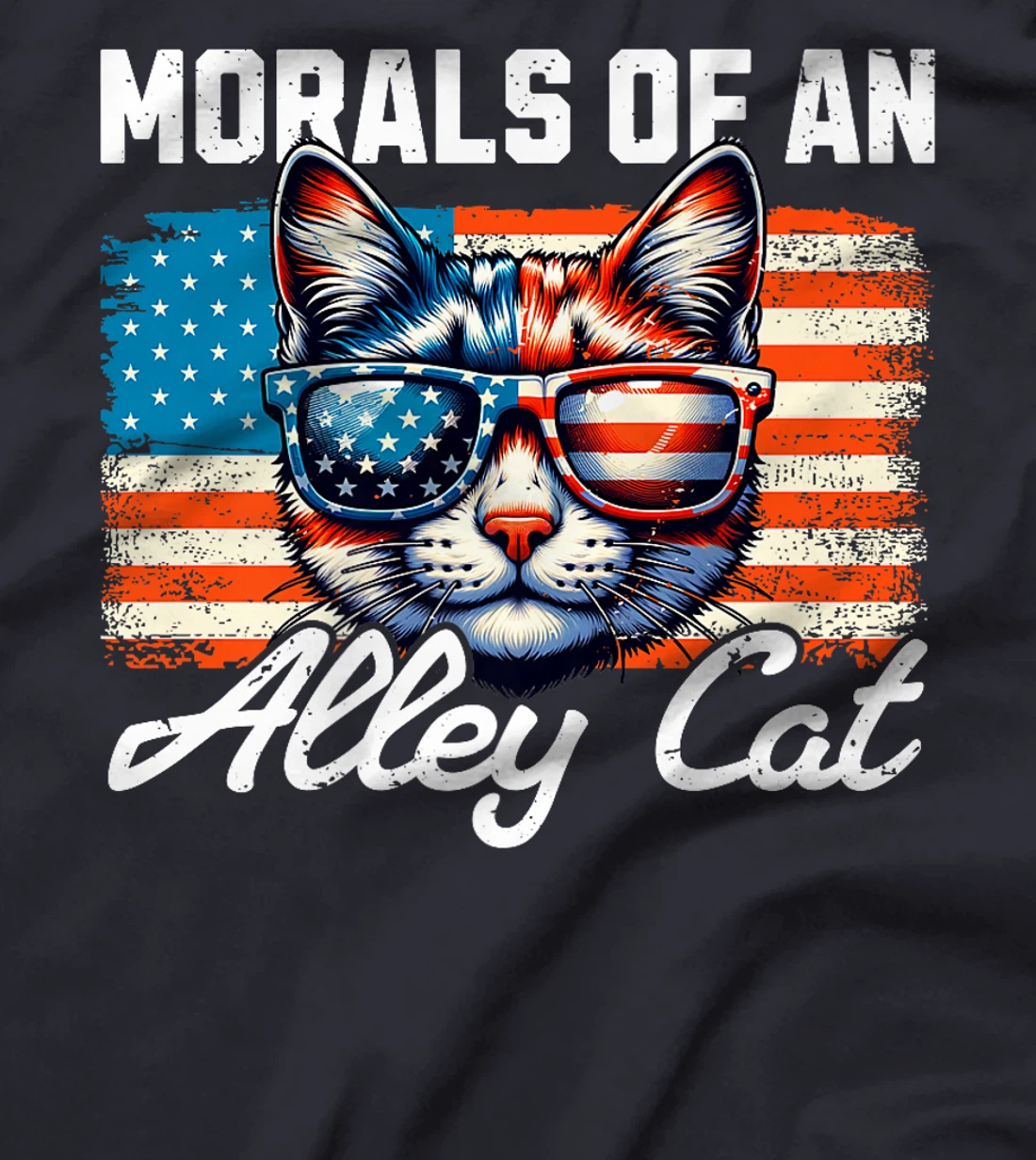 You've Got The Morals Of An Alley Cat Trump Biden Election Premium T-Shirt