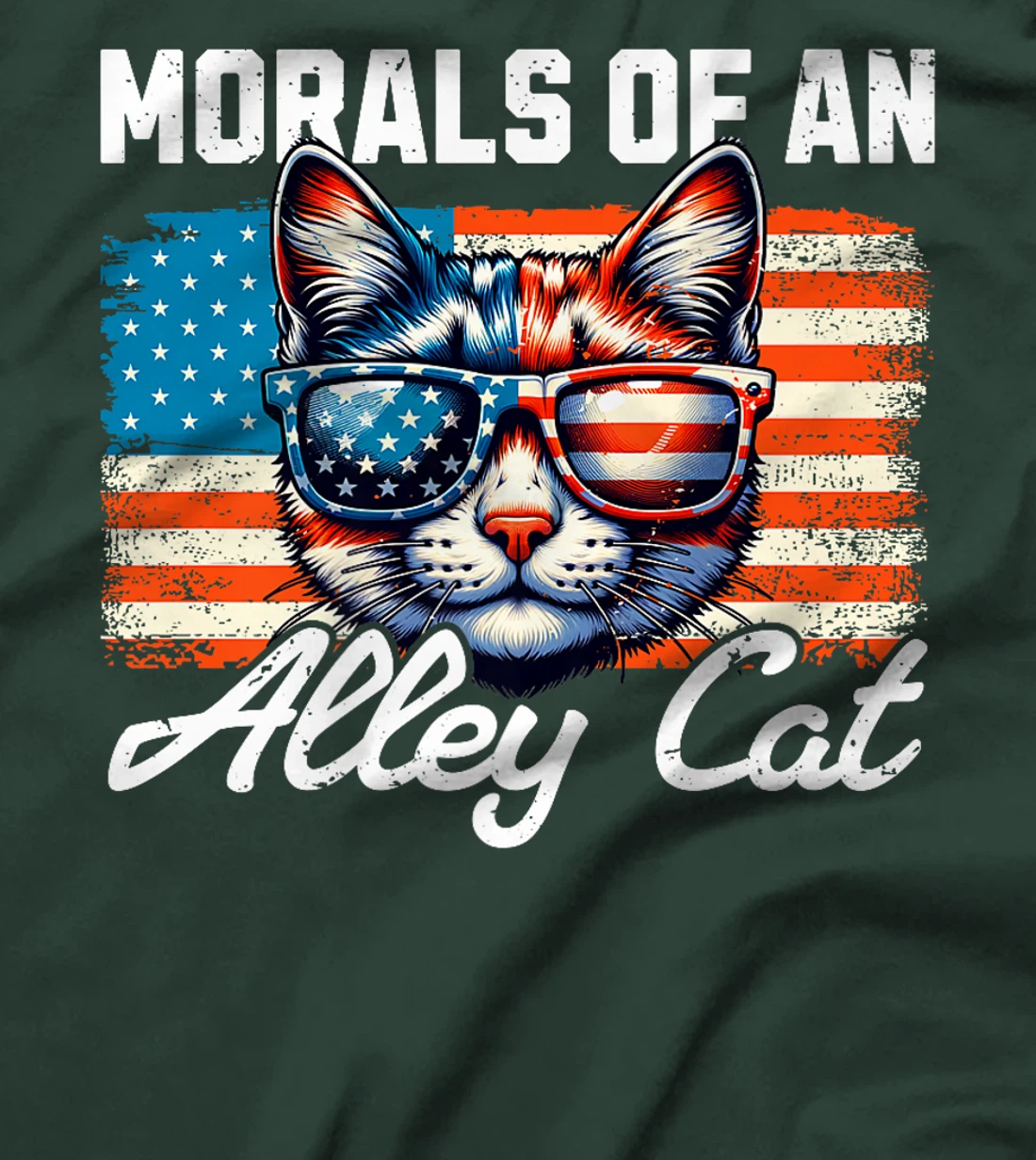 You've Got The Morals Of An Alley Cat Trump Biden Election Premium T-Shirt