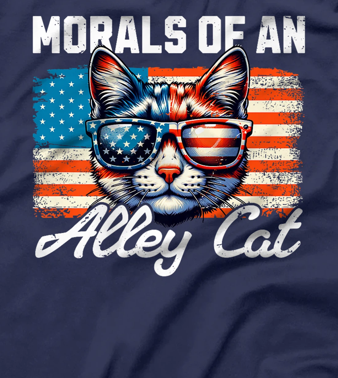 You've Got The Morals Of An Alley Cat Trump Biden Election Premium T-Shirt