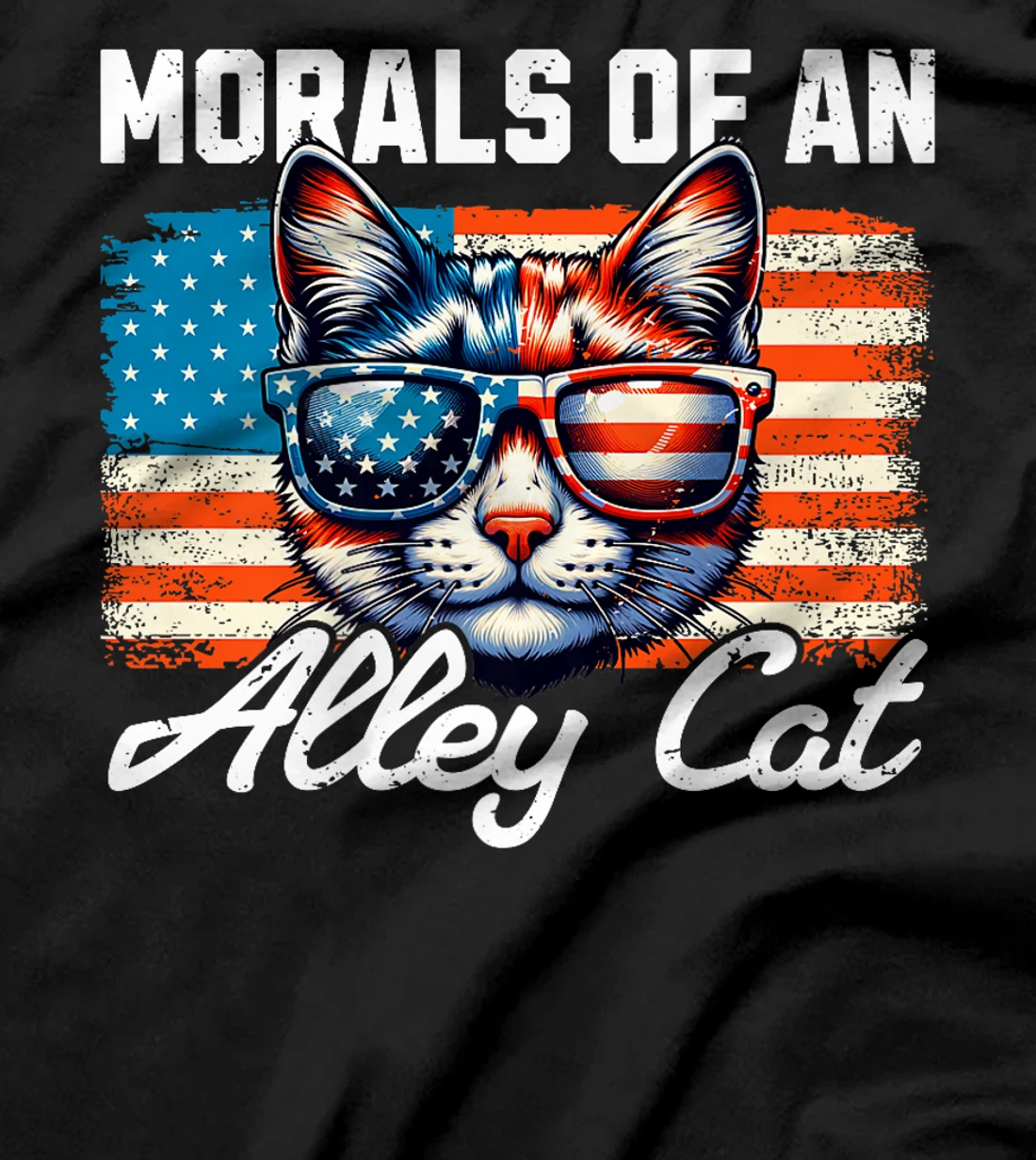 You've Got The Morals Of An Alley Cat Trump Biden Election Premium T-Shirt