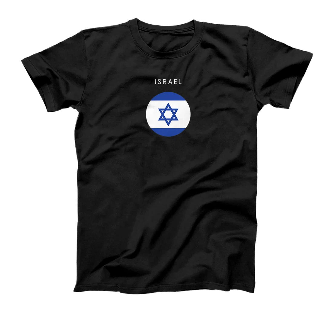 Womens Israel Flag - Minimalist Souvenir World Travel Lover T-Shirt