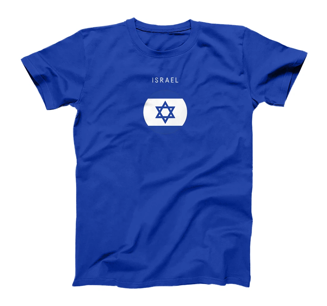 Israel Flag - Minimalist Souvenir World Travel Lover Premium T-Shirt