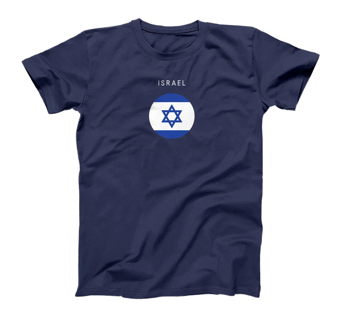 Womens Israel Flag - Minimalist Souvenir World Travel Lover T-Shirt