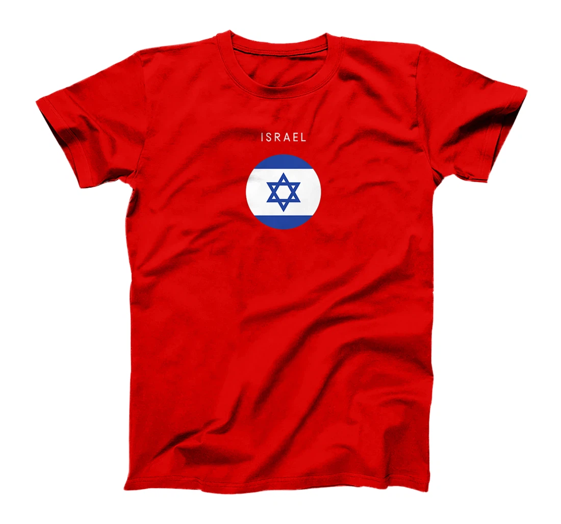 Womens Israel Flag - Minimalist Souvenir World Travel Lover T-Shirt