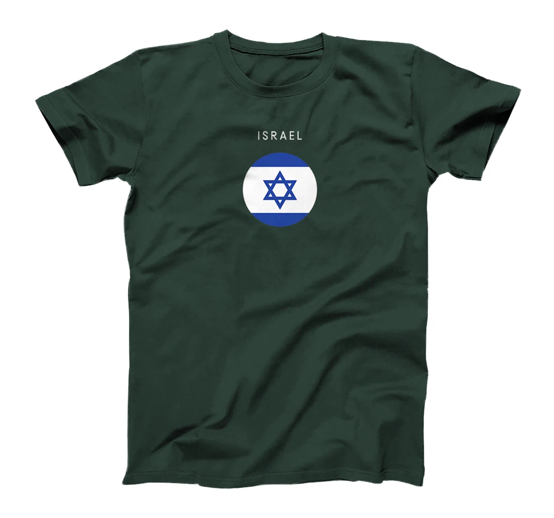 Womens Israel Flag - Minimalist Souvenir World Travel Lover T-Shirt