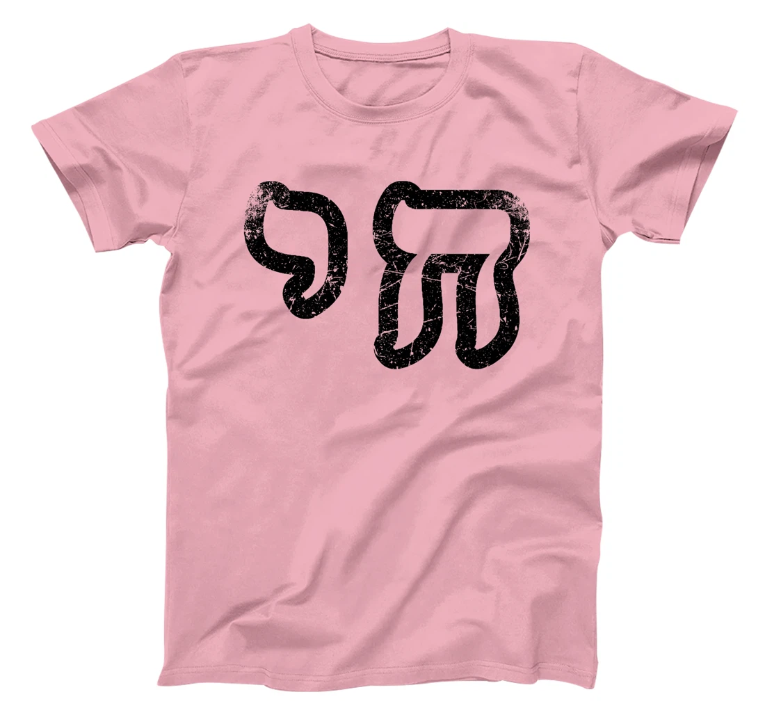 Chai Jewish Israel Hebrew Life Symbol Distressed Vintage Premium T-Shirt