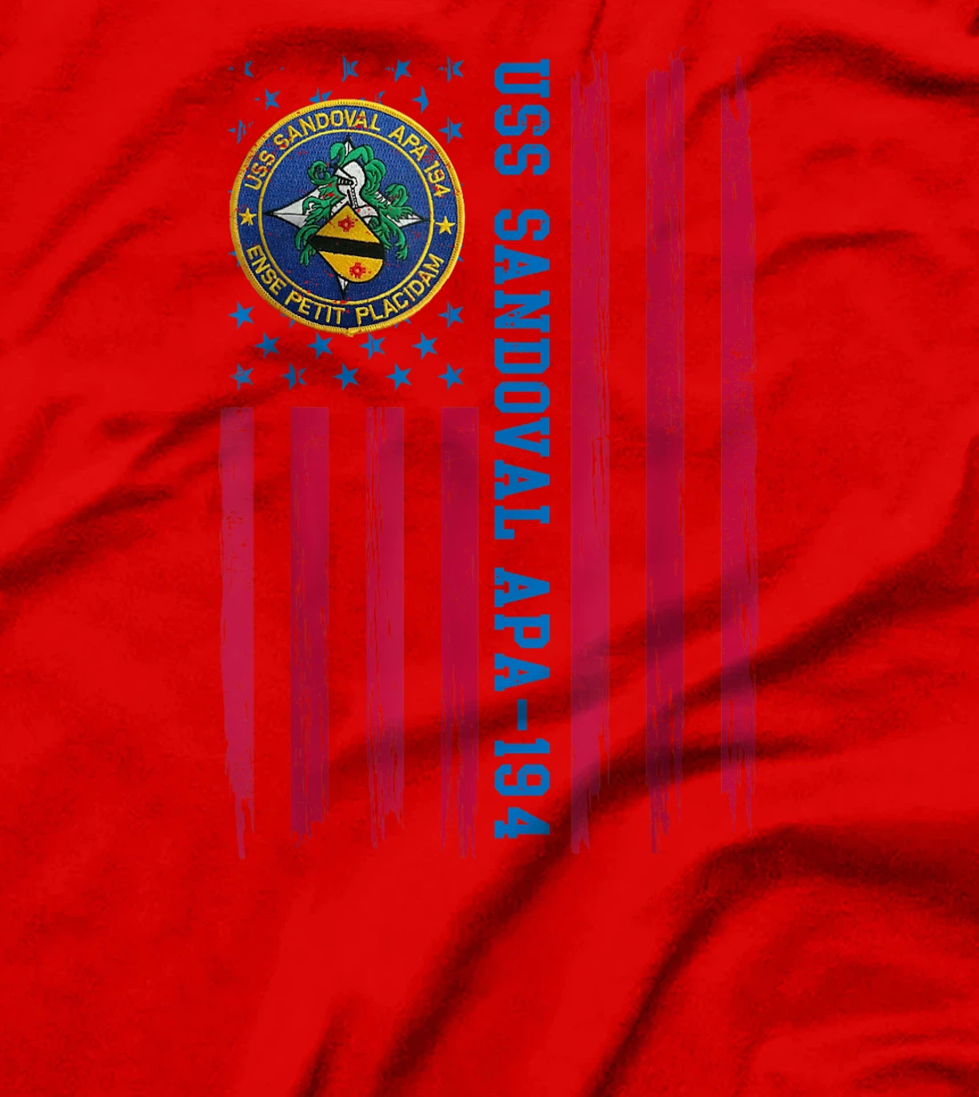 USS Sandoval APA-194 Attack Transport Ship Sailor Veteran T-Shirt