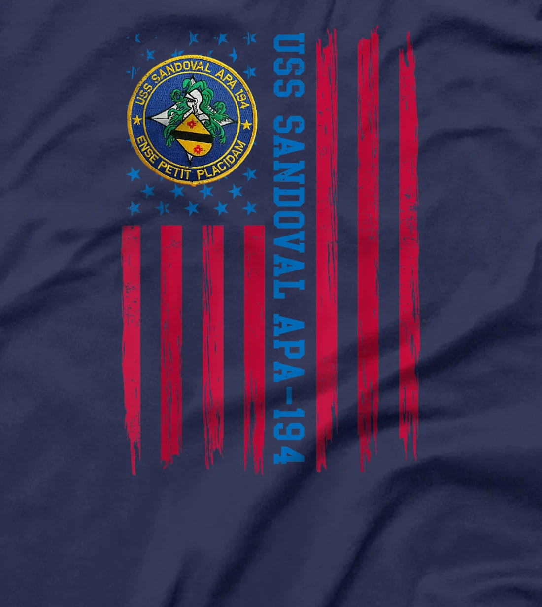 USS Sandoval APA-194 Attack Transport Ship Sailor Veteran T-Shirt