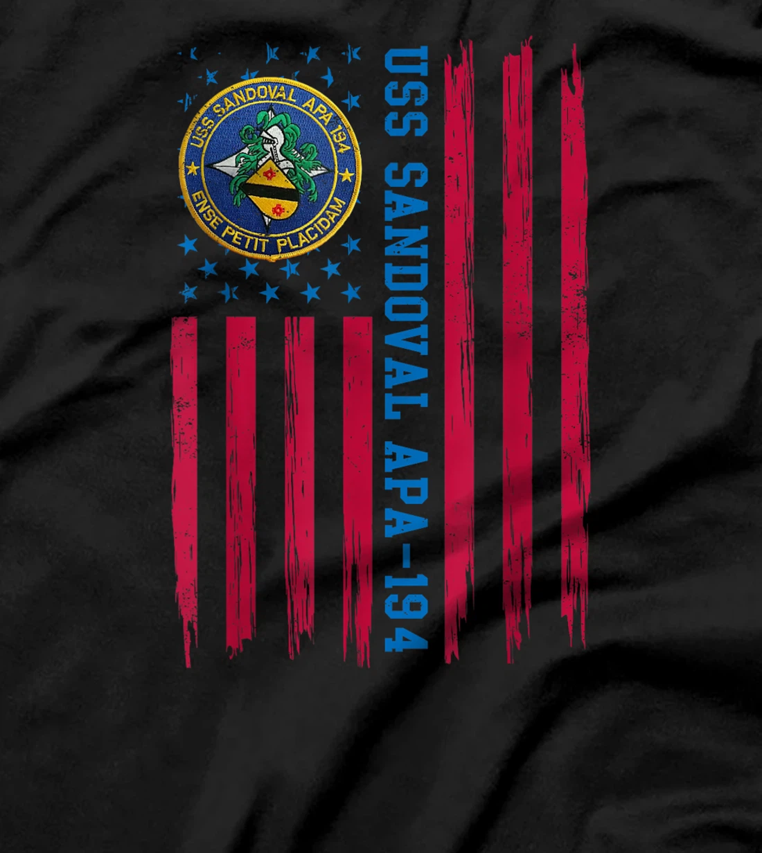 USS Sandoval APA-194 Attack Transport Ship Sailor Veteran T-Shirt