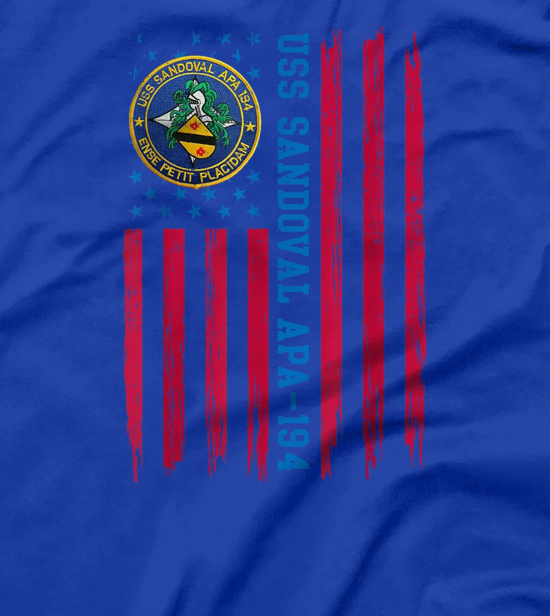 USS Sandoval APA-194 Attack Transport Ship Sailor Veteran T-Shirt