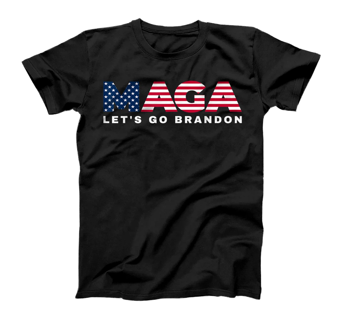 MAGA Let's Go Brandon USA Flag 4th of July 2024 Trump Tee T-Shirt